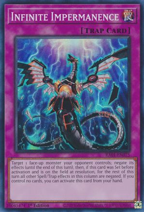 Infinite Impermanence [RA01-EN075] Super Rare - Trinity Hobby