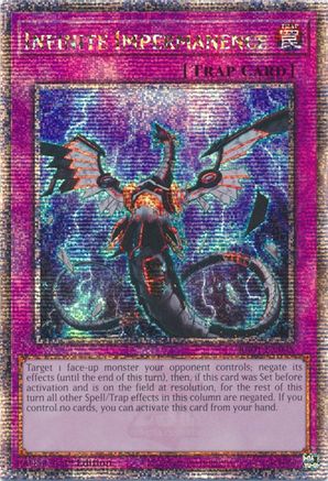 Infinite Impermanence [RA01-EN075] Quarter Century Secret Rare - Trinity Hobby