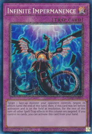 Infinite Impermanence [RA01-EN075] Prismatic Collector's Rare - Trinity Hobby