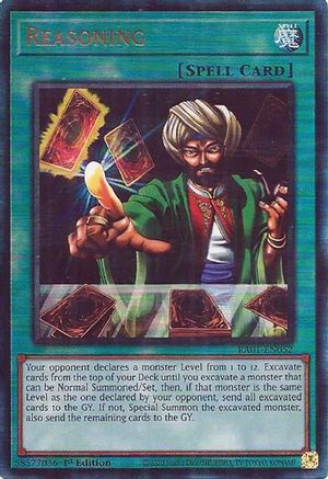 Reasoning [RA01-EN052] Prismatic Ultimate Rare - Trinity Hobby