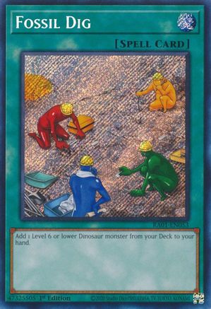 Fossil Dig [RA01-EN053] Secret Rare - Trinity Hobby