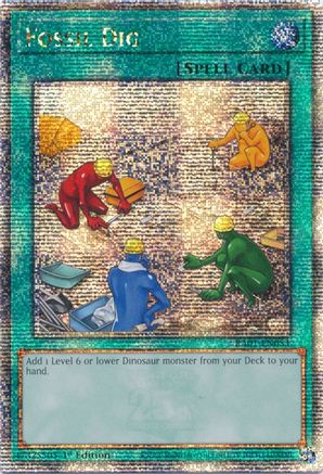 Fossil Dig [RA01-EN053] Quarter Century Secret Rare - Trinity Hobby