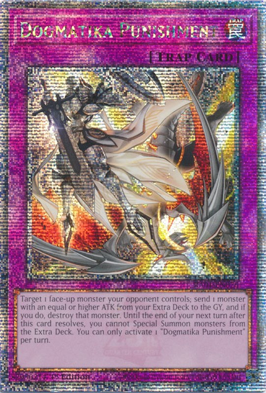 Dogmatika Punishment [RA01-EN076] Quart de siècle Secret Rare 