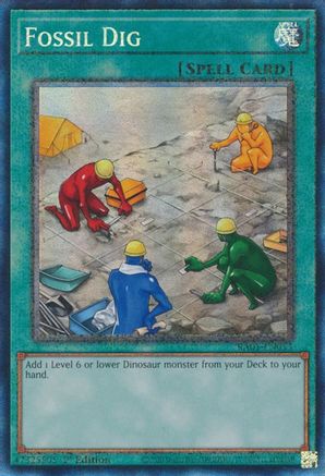 Fossil Dig [RA01-EN053] Prismatic Collector's Rare - Trinity Hobby