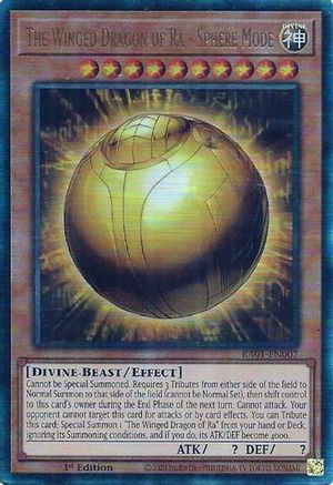 The Winged Dragon of Ra - Sphere Mode [RA01-EN007] Prismatic Ultimate Rare - Trinity Hobby