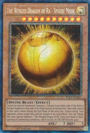 The Winged Dragon of Ra - Sphere Mode [RA01-EN007] Prismatic Collector's Rare - Trinity Hobby