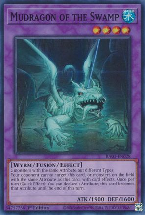 Mudragon of the Swamp [RA01-EN028] Super Rare - Trinity Hobby