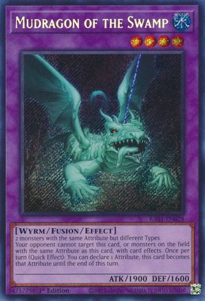 Mudragon of the Swamp [RA01-EN028] Secret Rare - Trinity Hobby