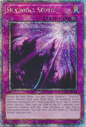 Shaddoll Schism [RA01-EN077] Quarter Century Secret Rare - Trinity Hobby