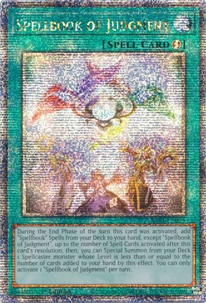 Spellbook of Judgment [RA01-EN054] Quarter Century Secret Rare - Trinity Hobby