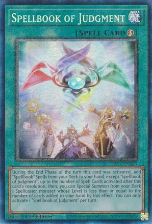 Spellbook of Judgment [RA01-EN054] Prismatic Collector's Rare - Trinity Hobby