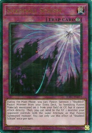 Shaddoll Schism [RA01-EN077] Prismatic Ultimate Rare - Trinity Hobby