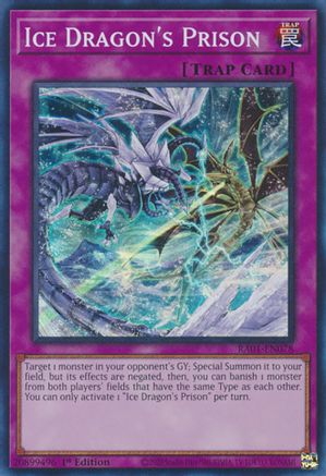 Ice Dragon's Prison [RA01-EN078] Super Rare - Trinity Hobby