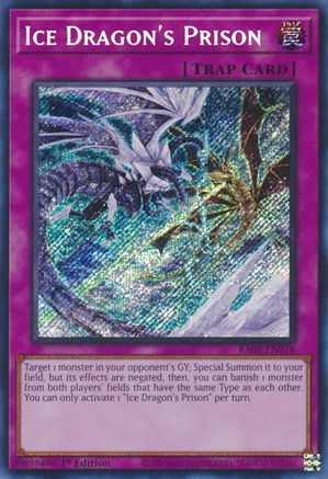 Ice Dragon's Prison [RA01-EN078] Secret Rare - Trinity Hobby