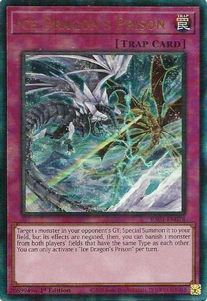 Ice Dragon's Prison [RA01-EN078] Prismatic Ultimate Rare - Trinity Hobby