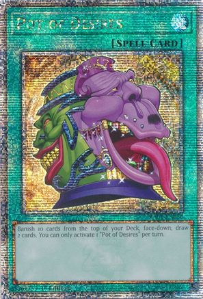 Pot of Desires [RA01-EN056] Quarter Century Secret Rare - Trinity Hobby