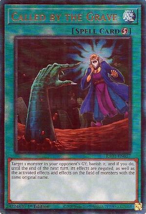 Called by the Grave [RA01-EN057] Prismatic Ultimate Rare - Trinity Hobby