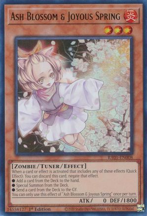 Ash Blossom & Joyous Spring [RA01-EN008] Ultra Rare - Trinity Hobby