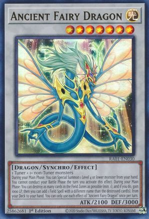Ancient Fairy Dragon [RA01-EN030] Ultra Rare - Trinity Hobby