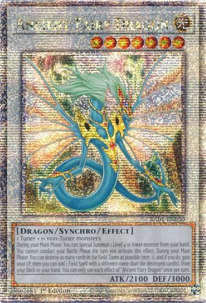 Ancient Fairy Dragon [RA01-EN030] Quarter Century Secret Rare - Trinity Hobby