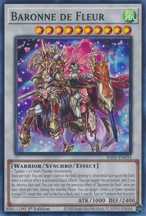 Baronne de Fleur [RA01-EN034] Super Rare - Trinity Hobby