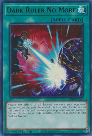 Dark Ruler No More [RA01-EN060] Ultra Rare - Trinity Hobby