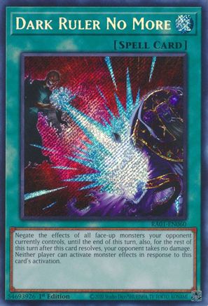 Dark Ruler No More [RA01-EN060] Secret Rare - Trinity Hobby