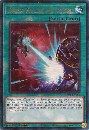 Dark Ruler No More [RA01-EN060] Prismatic Ultimate Rare - Trinity Hobby