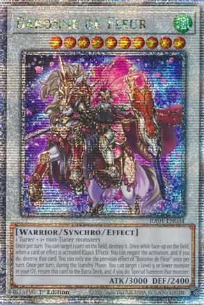 Baronne de Fleur [RA01-EN034] Quarter Century Secret Rare - Trinity Hobby