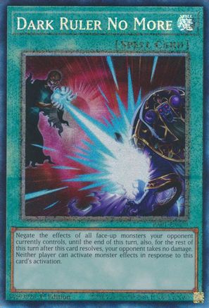 Dark Ruler No More [RA01-EN060] Prismatic Collector's Rare - Trinity Hobby