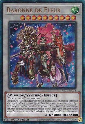 Baronne de Fleur [RA01-EN034] Prismatic Ultimate Rare - Trinity Hobby