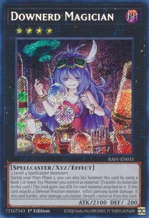 Downerd Magician [RA01-EN035] Secret Rare - Trinity Hobby