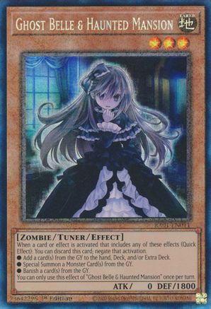 Ghost Belle & Haunted Mansion [RA01-EN011] Prismatic Collector's Rare - Trinity Hobby