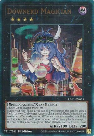 Downerd Magician [RA01-EN035] Prismatic Ultimate Rare - Trinity Hobby