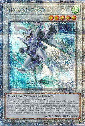 Junk Speeder [RA01-EN032] Quarter Century Secret Rare - Trinity Hobby