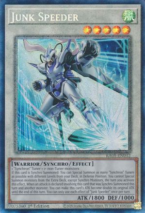 Junk Speeder [RA01-EN032] Prismatic Collector's Rare - Trinity Hobby