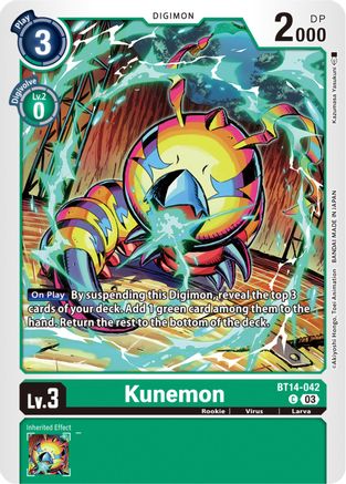 Kunemon [BT14-042] [Blast Ace] - Trinity Hobby