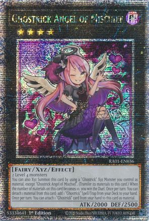 Ghostrick Angel of Mischief [RA01-EN036] Quarter Century Secret Rare - Trinity Hobby