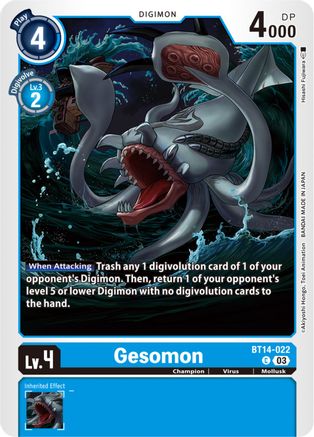 Gesomon [BT14-022] [Blast Ace] - Trinity Hobby