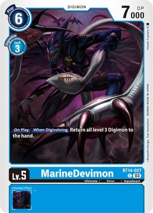 MarineDevimon [BT14-027] [Blast Ace] - Trinity Hobby