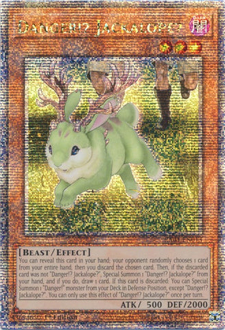 Danger!? Jackalope ? [RA01-EN013] Quart de siècle secret rare 