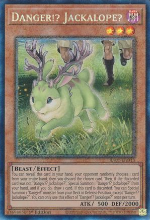 Danger!? Jackalope? [RA01-EN013] Prismatic Collector's Rare - Trinity Hobby