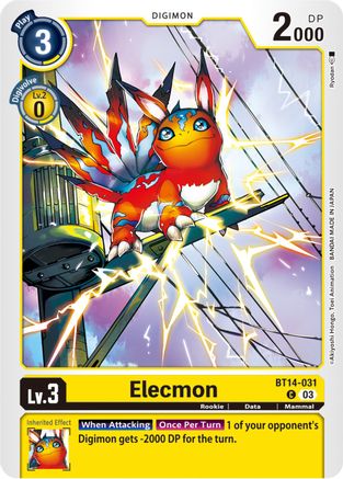 Elecmon [BT14-031] [Blast Ace] - Trinity Hobby