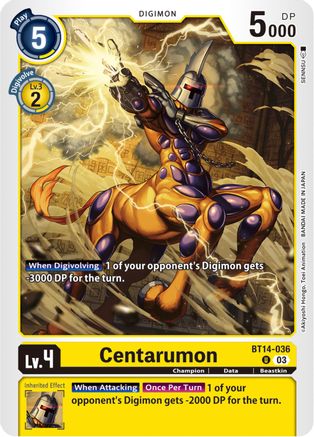 Centarumon [BT14-036] [Blast Ace] - Trinity Hobby