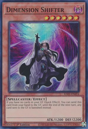 Dimension Shifter [RA01-EN014] Super Rare - Trinity Hobby