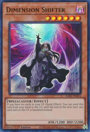 Dimension Shifter [RA01-EN014] Ultra Rare - Trinity Hobby