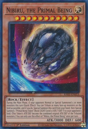 Nibiru, the Primal Being [RA01-EN015] Super Rare - Trinity Hobby