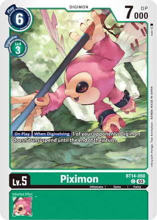 Piximon [BT14-050] [Blast Ace] - Trinity Hobby