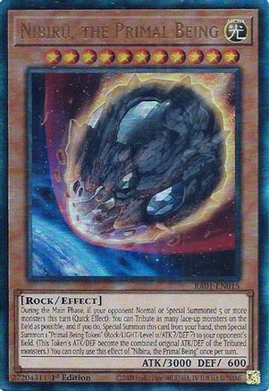Nibiru, the Primal Being [RA01-EN015] Prismatic Ultimate Rare - Trinity Hobby