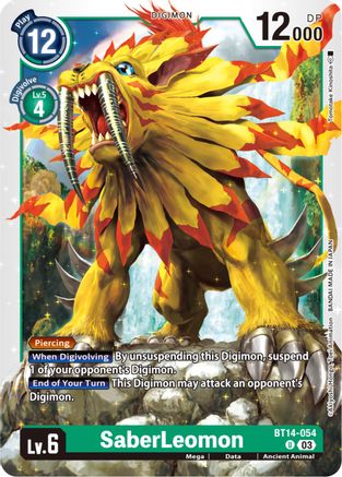 SaberLeomon [BT14-054] [Blast Ace] - Trinity Hobby